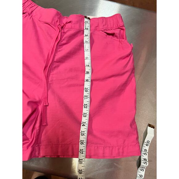 Lane Bryant NWT Women’s Shorts 10/12 Hot Pink Elastic Waist Drawstring Pockets - Picture 9 of 9